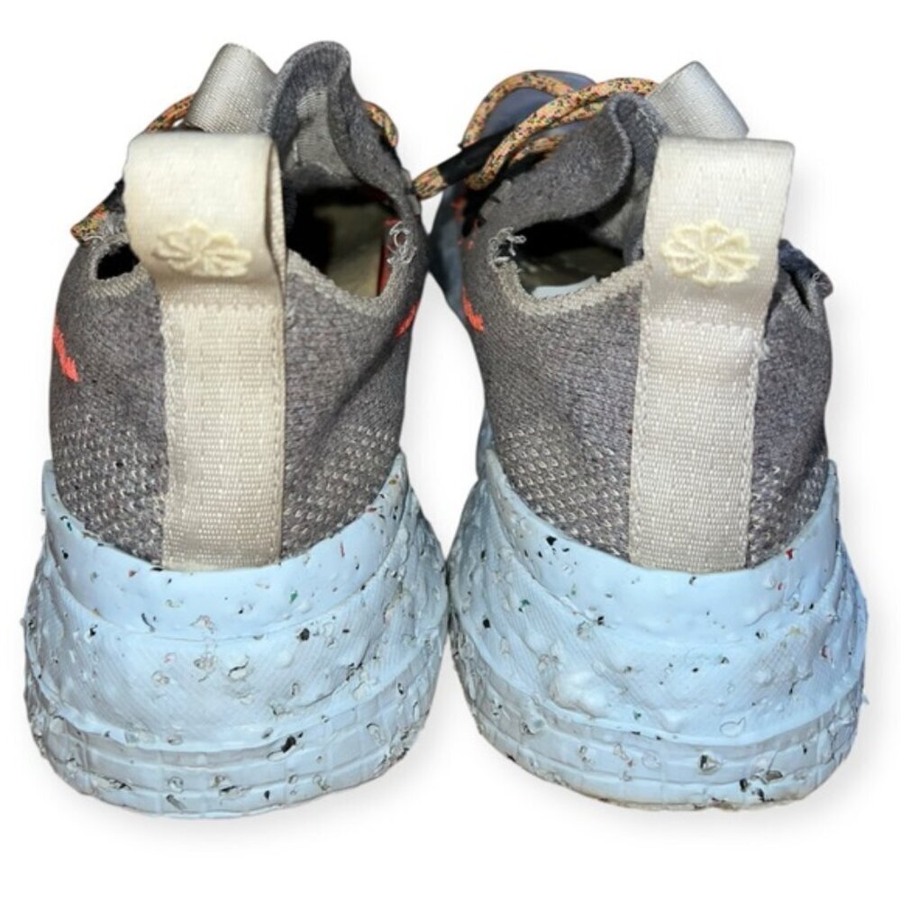 Nike Space Hippie 01 VAST GREY HYPER CRIMSON fly knit boost run shoe sneaker 8.5 - Picture 8 of 9